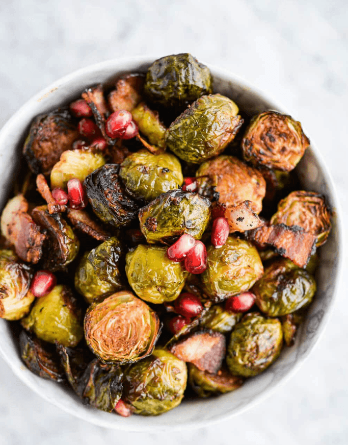 Roasted Brussels Sprouts with Bacon