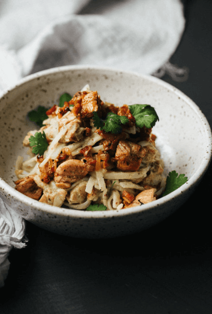 Chicken & Cauliflower Carbonara 