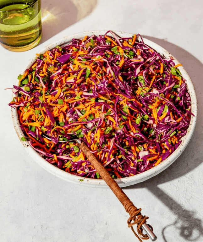 Simple Healthy Coleslaw (no mayo)