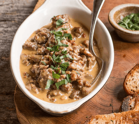 Creamy Chicken Livers