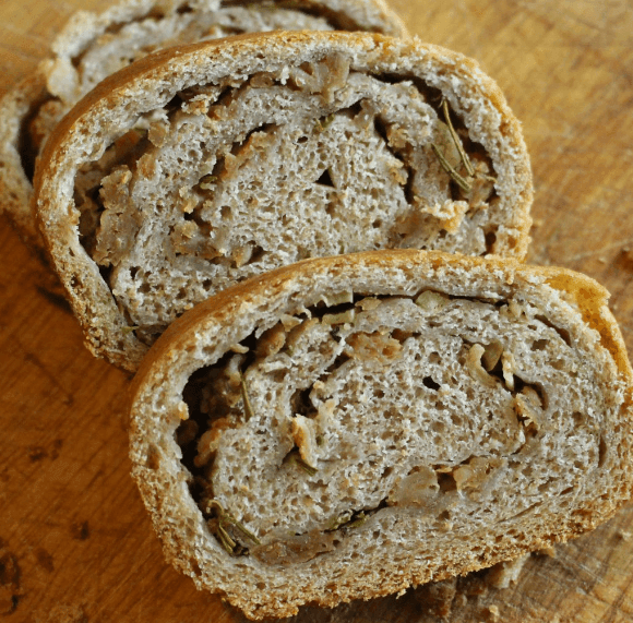 Lard Crackling Sourdough Bread