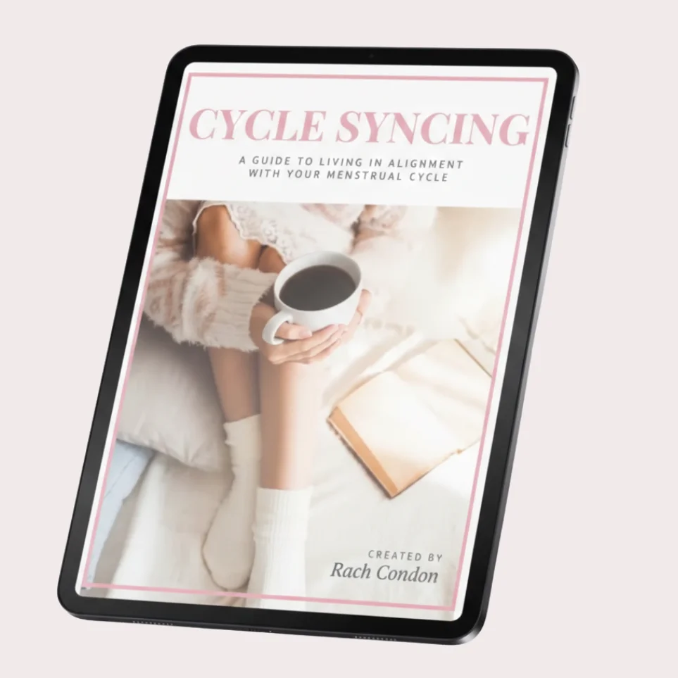 Cycle Syncing ebook on tablet